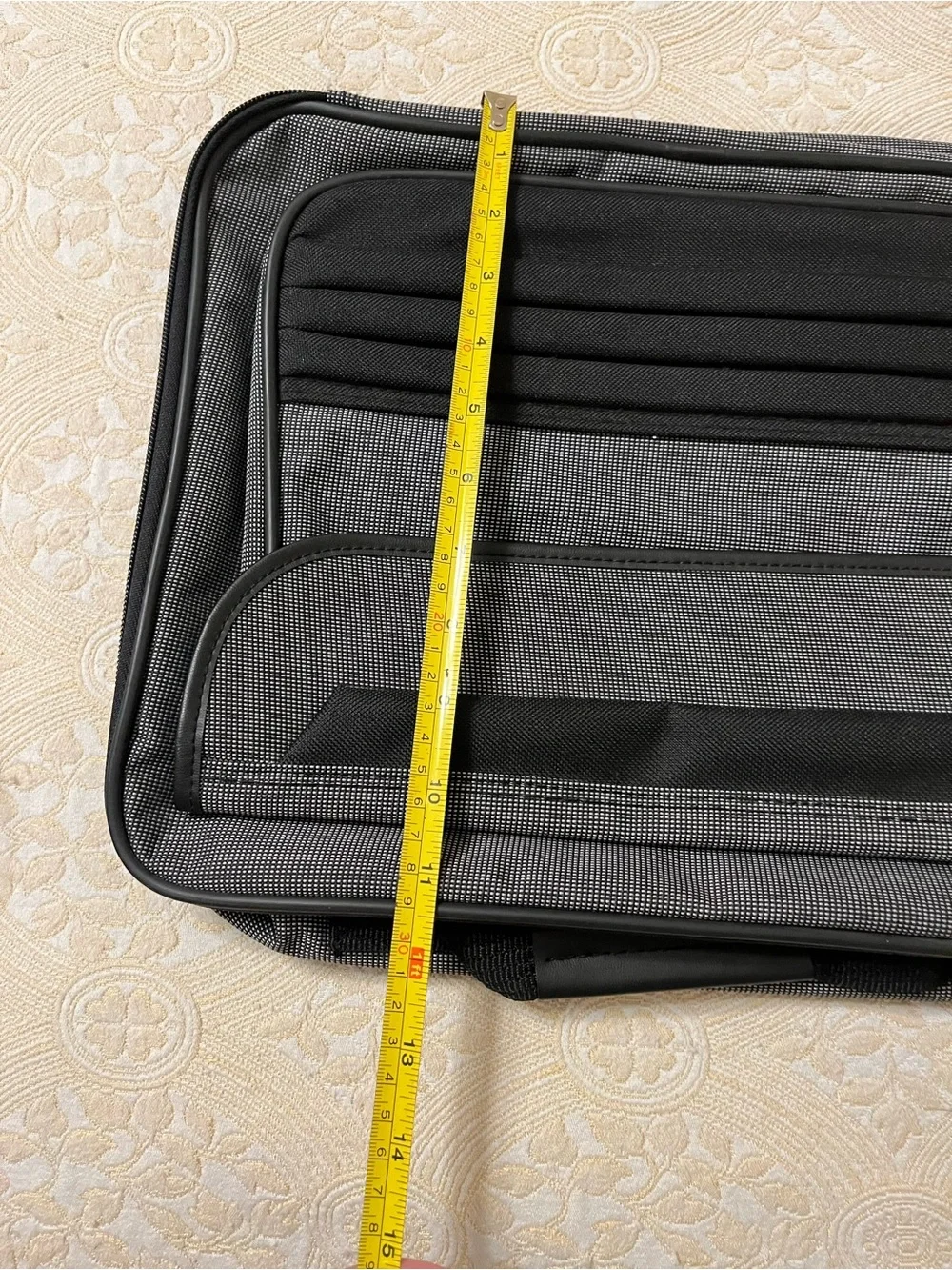 Gray and Black Laptop Briefcase Bag-NWOT